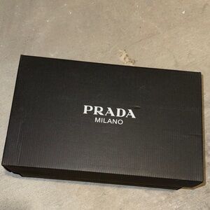 Prada Black Milano Shoe Box